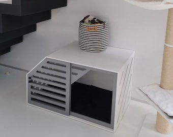 Handmade Plywood Dog Cage: Modern Cozy Pet House, XS-XL