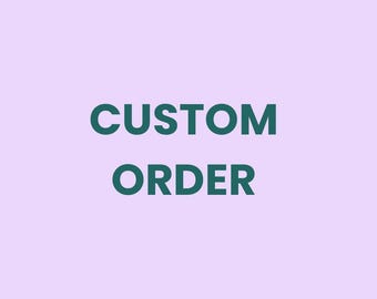 Custom PressOn Order
