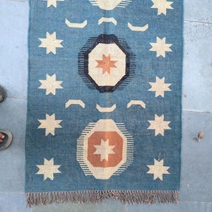 Wool Jute Kilim Runner Rug Bohemian Handmade Traditional Turkish Rug Living Room Decor Rug Hallway Runner Vintage Bedside Kitchen Rugs