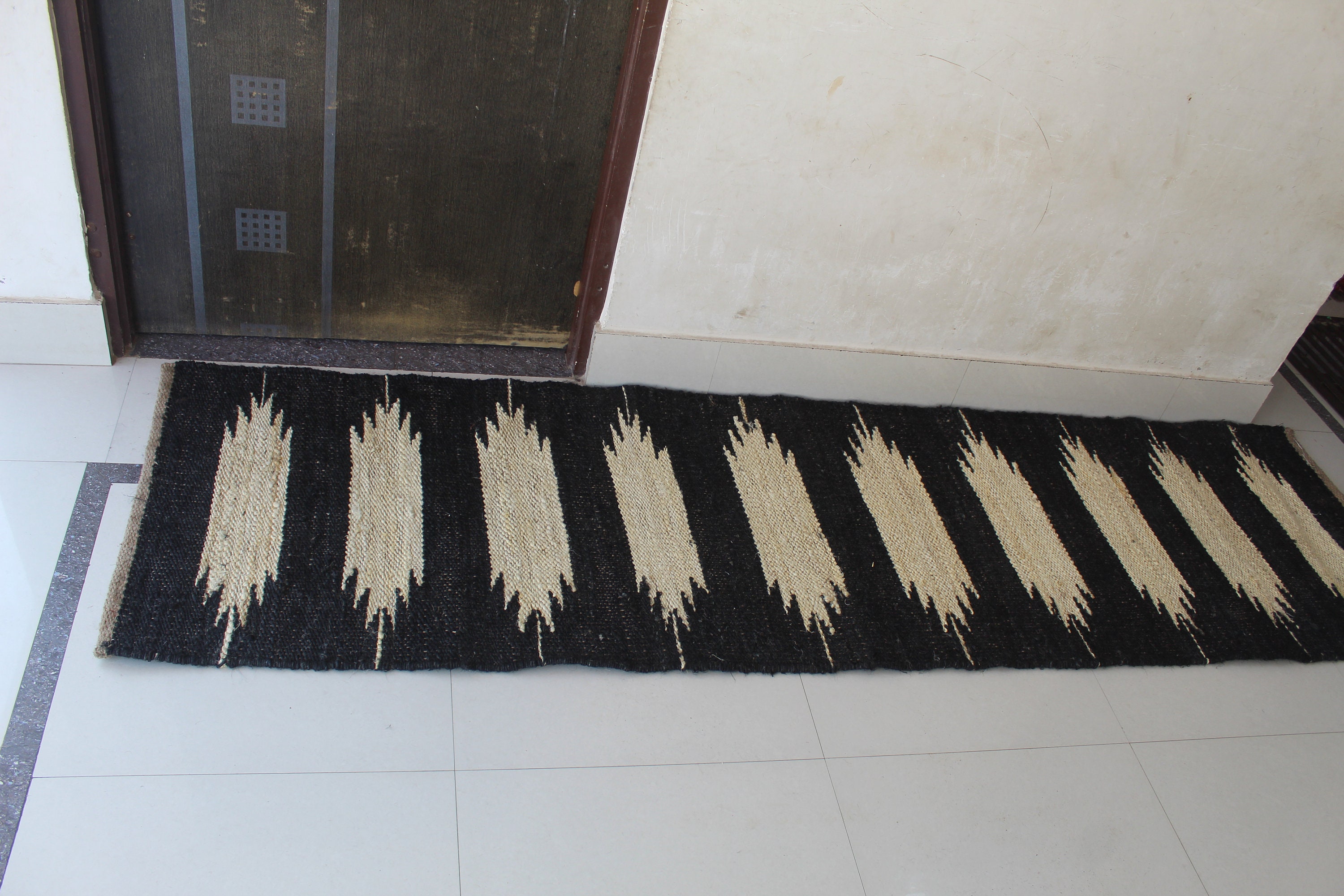 Natural Jute Runner Rug, Large Area Runner, Custom Runner Rug, Stair ...