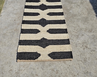Handmade Jute Runner Rug: Braided Hemp Stair Rug, Eco Friendly