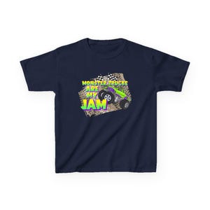 Monster Trucks Are My Jam | Kids Heavy Cotton Tee image 12