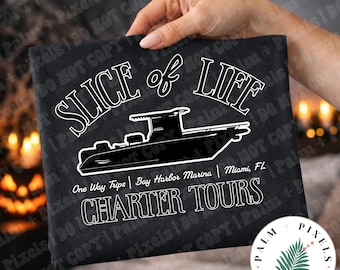 Slice of Life Boat Tours T-shirt | Comfort Colors Tee | Dexter Halloween Horror