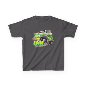 Monster Trucks Are My Jam | Kids Heavy Cotton Tee image 10