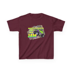 Monster Trucks Are My Jam | Kids Heavy Cotton Tee image 6