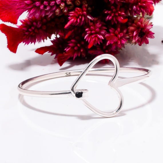 SILVER925 HEART DESIGN BANGLE/シルバー/バングル 専用 SILVER925 HEART DESIGN BANGLE/シルバー 専用 SILVER925 HEART