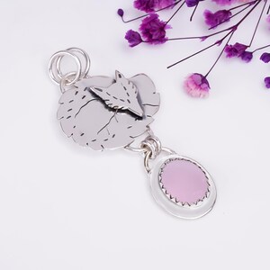 Pink Rose Quartz 925 Sterling Silver Pendant, Gemstone Pendant, Unique Pendant, Handmade Pendant, Designer Pendant, Women Pendant