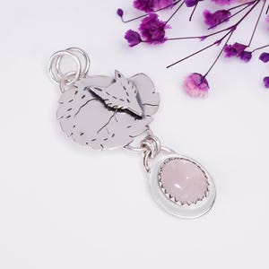Rose Quartz Pendant, 925 Sterling Silver Pendant, Gemstone Pendant, Handmade Pendant, Beautiful Pendant, Unique Pendant, Anniversary Gift