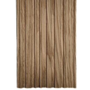 May include: A rectangular wooden panel featuring vertical, textured planks. The wood is light brown with visible grain, giving a natural, rustic look. The panel is set against a white background.