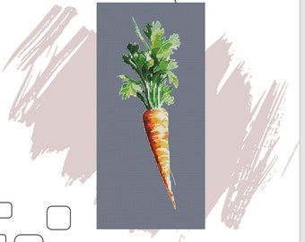 Carrot Cross Stitch Pattern