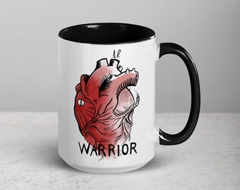 Anatomically Correct Heart Warrior Mug (For Survivors)