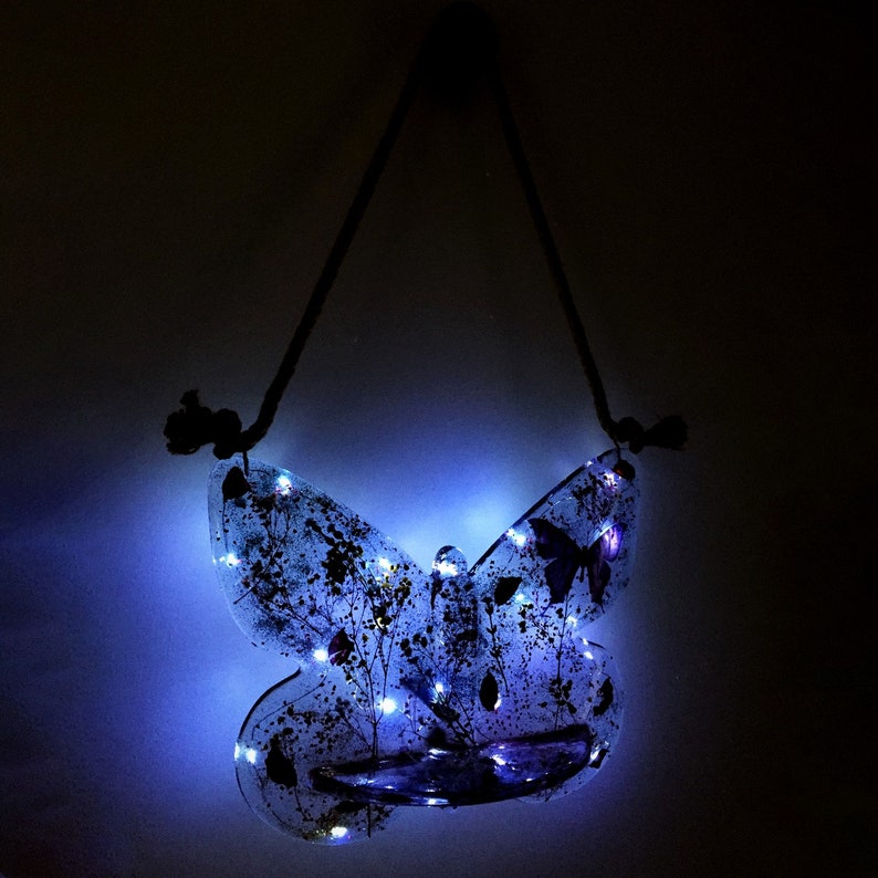 Decorative LED Butterfly Shelf Night Light Perfect for Home Etsy