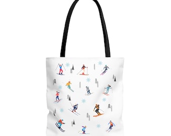 Borsa da sci invernale, amanti dello sci, regali invernali, regali di Natale, doposci, amanti dell'inverno, borsa da viaggio, regali da viaggio