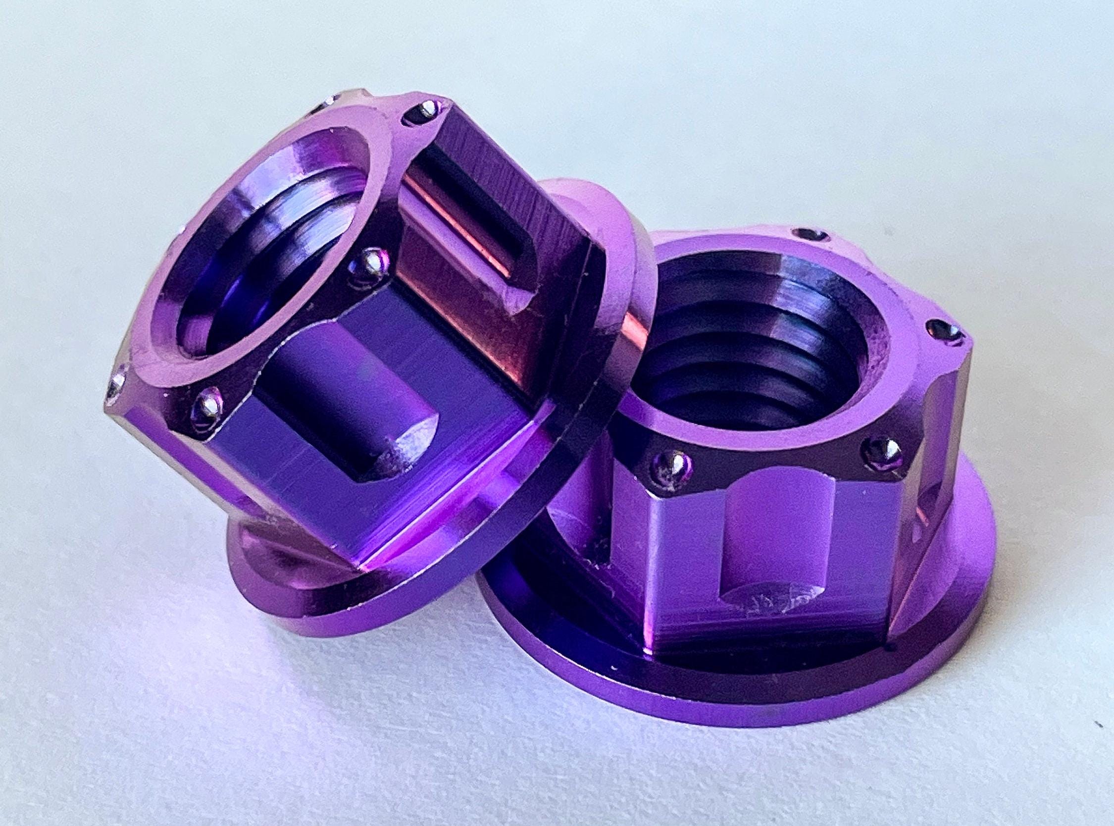 Zuca Disc Golf Cart Custom Titanium Wheel Lug Nuts - Disc Golf