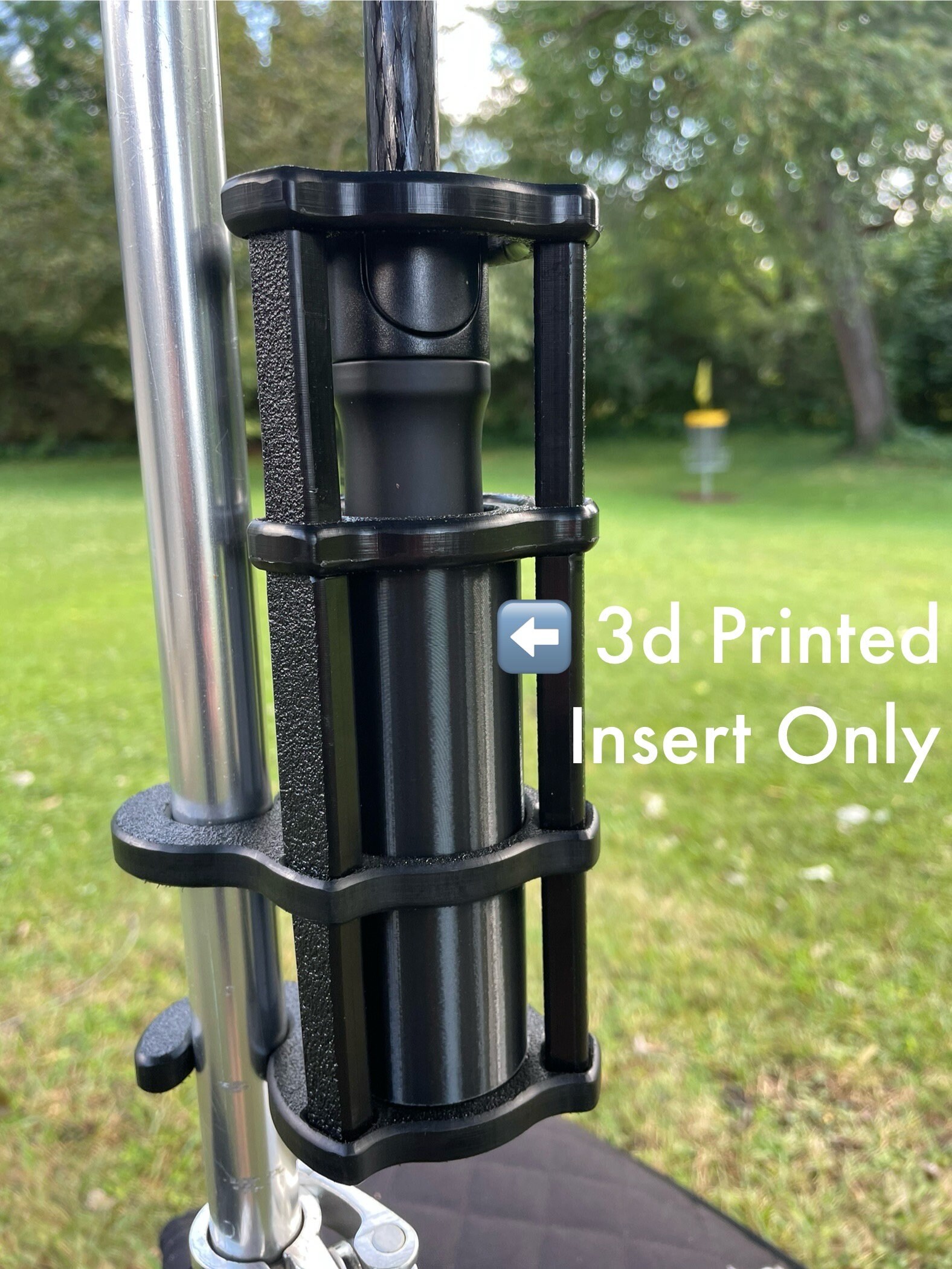 Zuca Disc Golf Cart 3d Printed Umbrella Holder Sleeve Insert 3d Printed