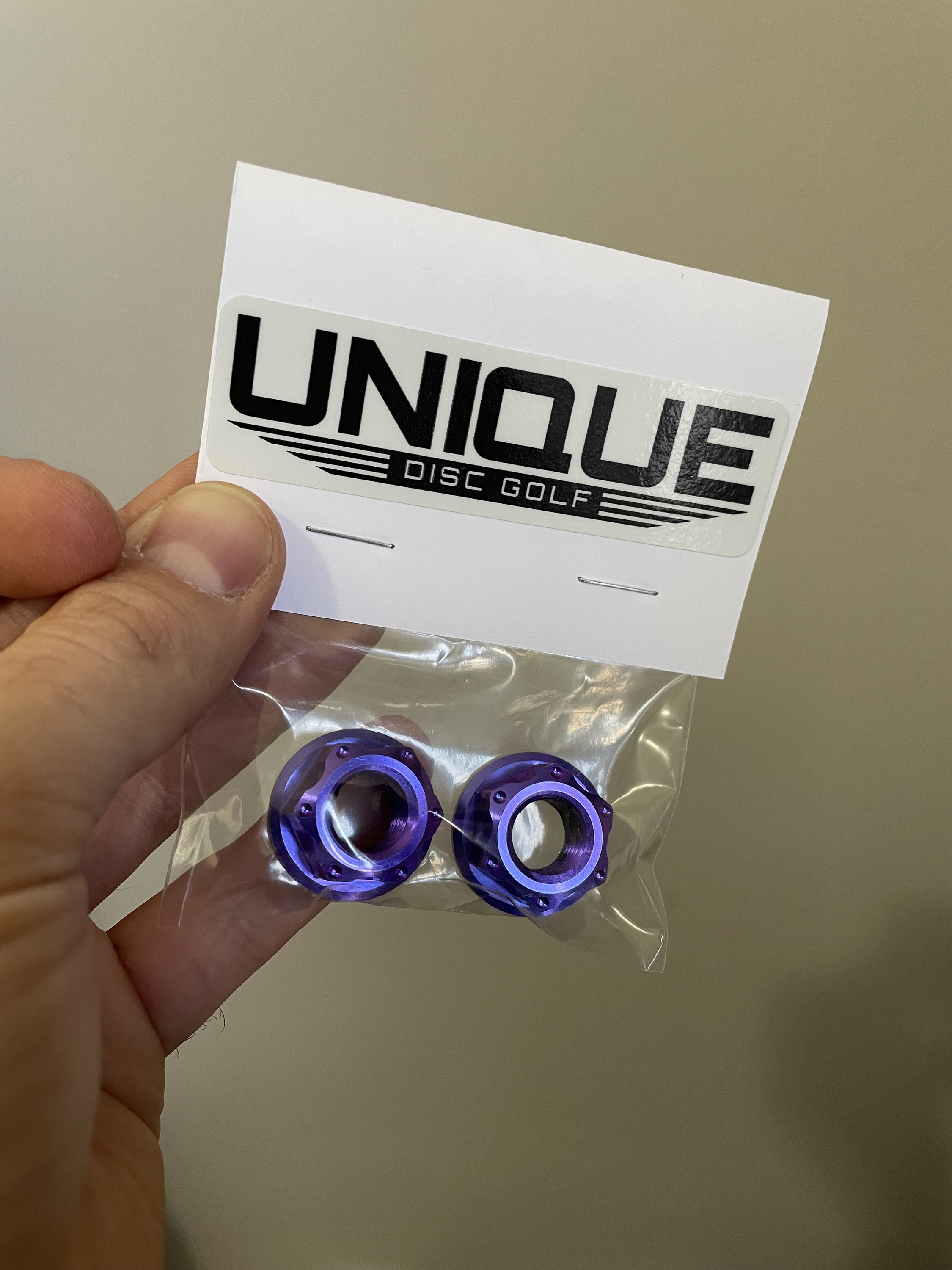 Zuca Disc Golf Cart Custom Titanium Wheel Lug Nuts Disc Golf