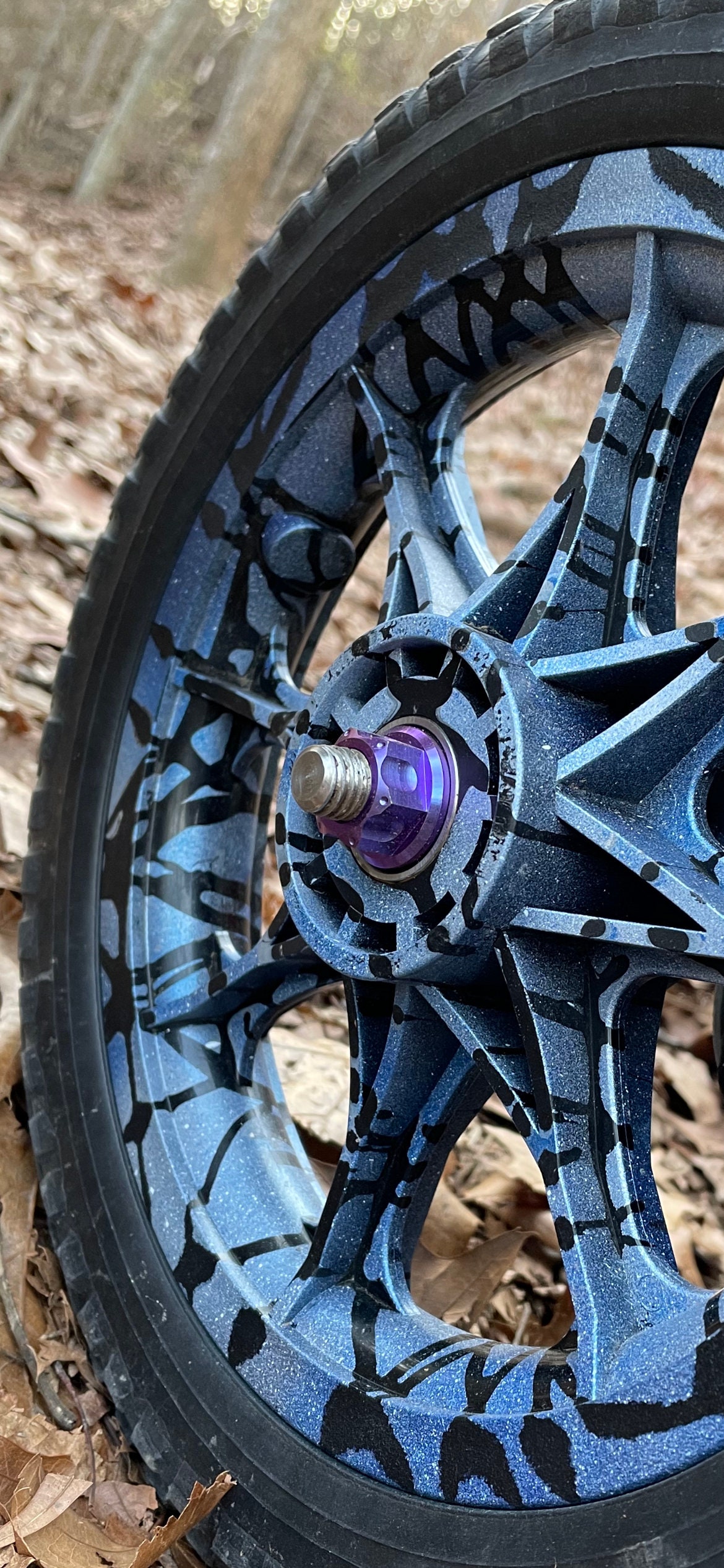 Zuca Disc Golf Cart Custom Titanium Wheel Lug Nuts Disc Golf