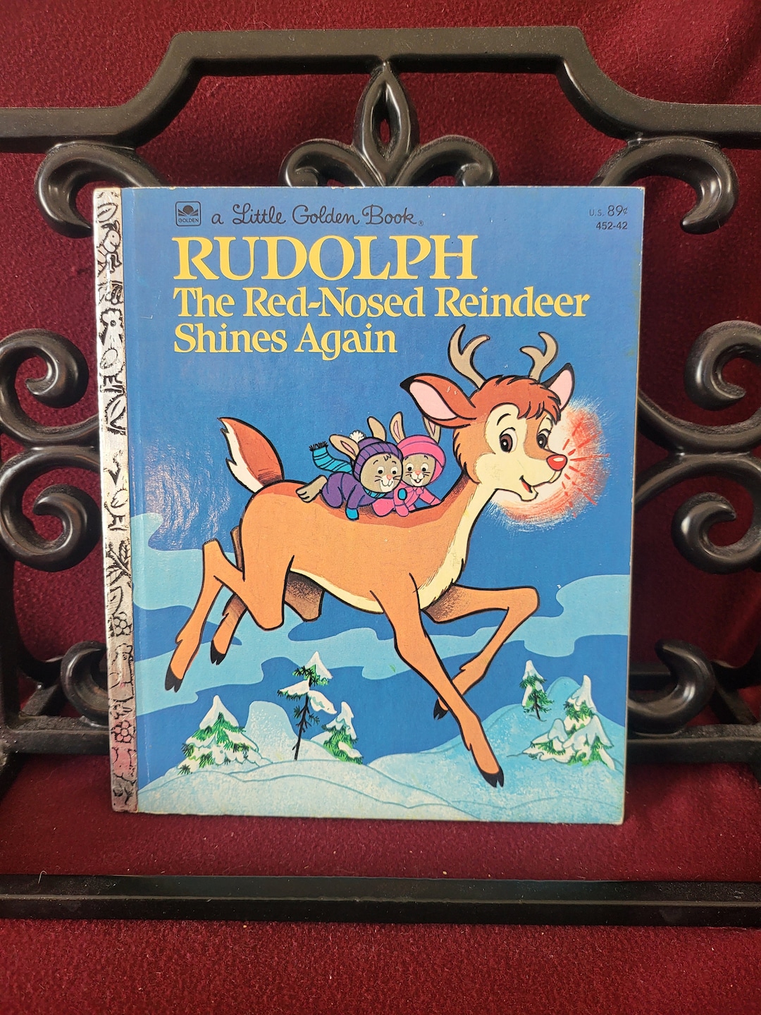 Rudolph the Red-nosed Reindeer Shines Again, a Little Golden Book 1982 ...