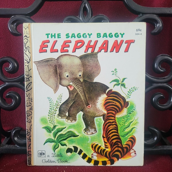 The Saggy Baggy Elephant, a Little Golden Book 1979 edition