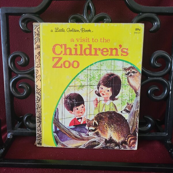 A Visit to the Children's Zoo, a Little Golden Book 1982 edition