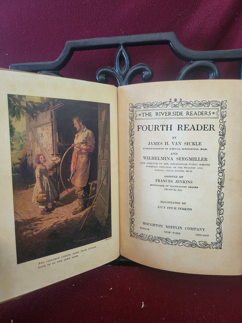The Riverside Readers Fourth Reader 1912 First Edition Hardcover - Etsy