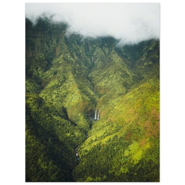 Wasserfall Wandbild – Kauai, Hawaii