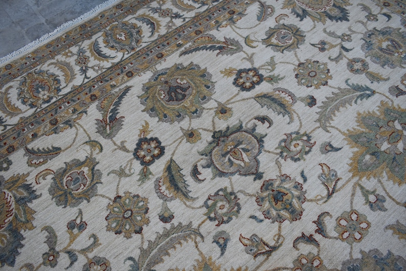 12x18 Chobi Palace Size Area Rug, Extra Large Handmade Rug, Hand