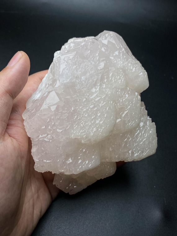 UV Reactive Pink Calcite Glowing Fluorescent Mineral Raw