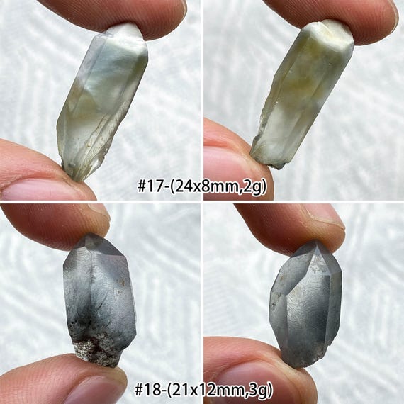 天然の希少なブルータラ原石、ブラジル産ブルークォーツ原石、オレ