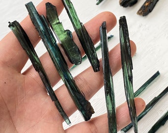 Gorgeous Green Vivianite Cluster - Raw Crystals & Mineral Specimen, Natural Healing Decor, Ideal Gift for Collectors