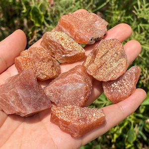 AAA++ Super Sparkle Sunstone Gemstone ,  Orange Lattice Sunstone Rough, Loose Sunstone Raw , Sunstone Rough , High Grade Sunstone