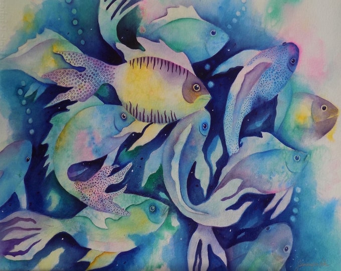 Rush Hour for Tropical Fish