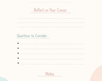 5-Day Career Rest Workbook – Printable Self-Reflection & Vision Guide