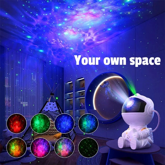 Upgraded Galaxy Projector Night Light,Realistic Star Projector, Super Clear  Projector for Kids, Adult Bedrooms,Planetarium Outer Space Room for