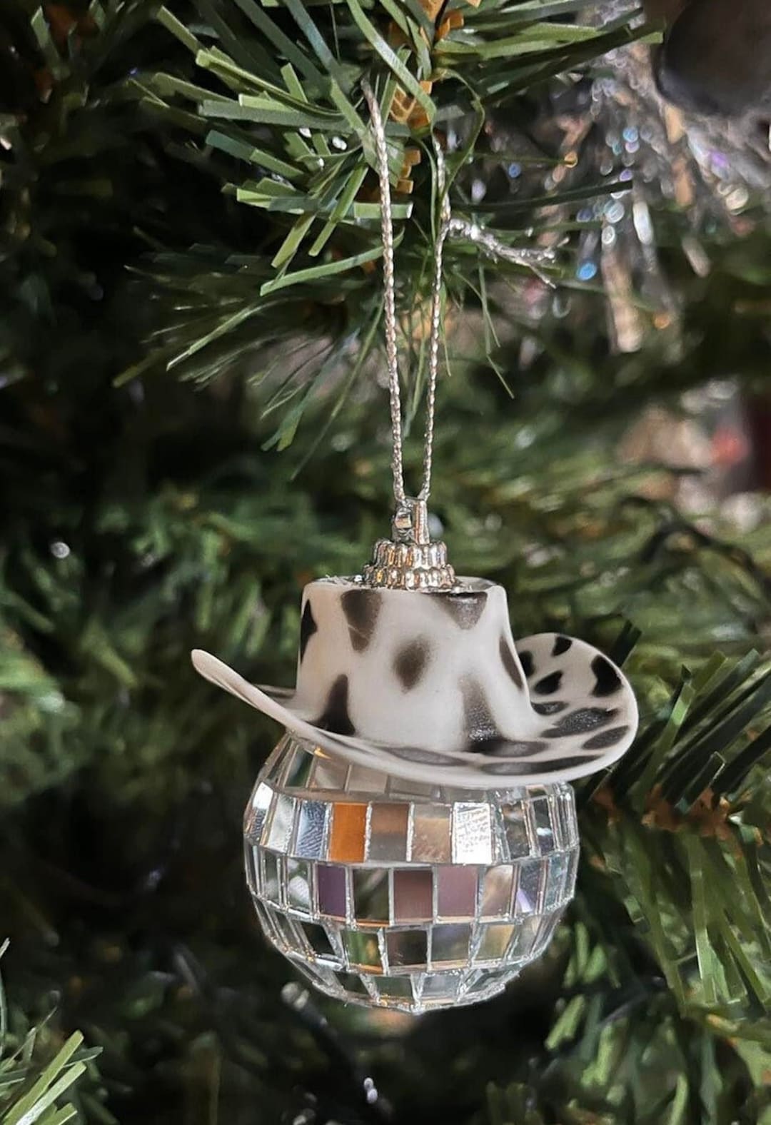 Cowboy Disco Ball Baubles Etsy UK