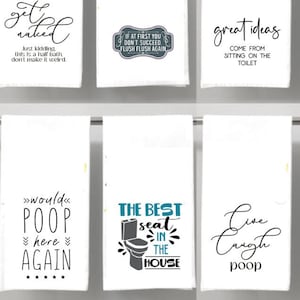 Home is Where You Poop Most Comfortably Funny Bathroom Hand Towel Etsy Ireland