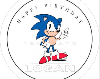 Sonic Birthday Printables - Etsy Australia