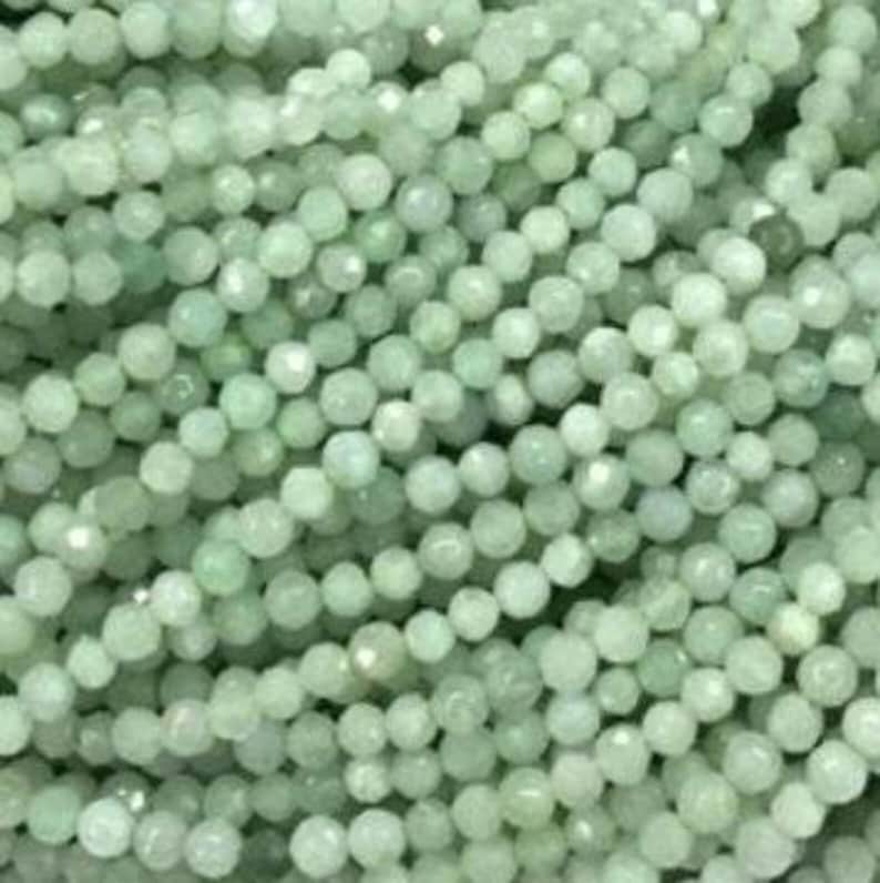 Burmese Jade Bracelet + FREE Ring | Genuine Natural 4mm 3A Gemstones | 18K Gold or Sterling Silver | Dainty Green Jewelry Gift for Her image 6