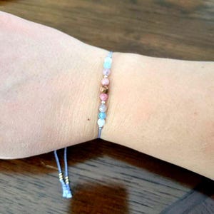 Bransoletka na zdrową ciążę, prezent na baby shower dla przyszłej mamy, kryształy dla dobrego samopoczucia prenatalnego, gratulacje dla przyszłej mamy w ciąży