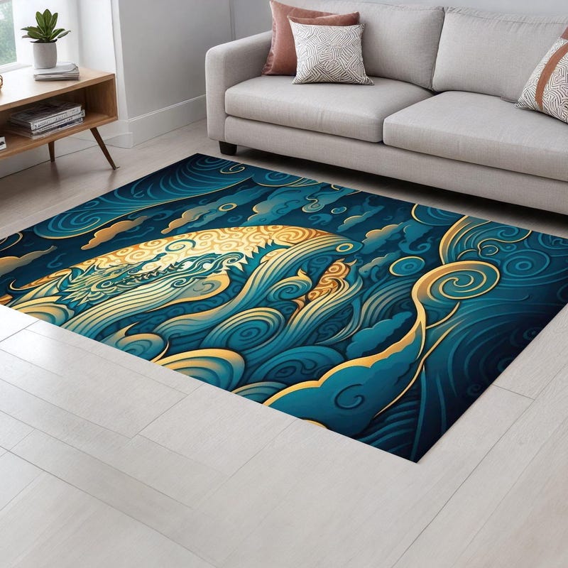 Wavy Rug - Etsy