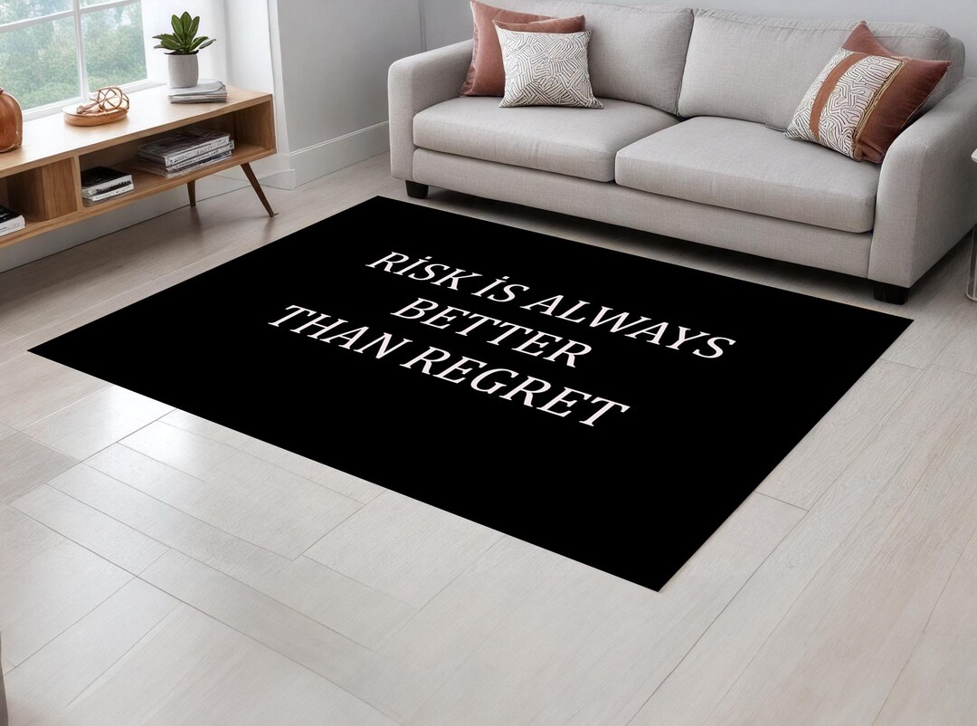 Motivational Quotes Rug,motivation Rug,positive Energy Rug,modern Rug ...