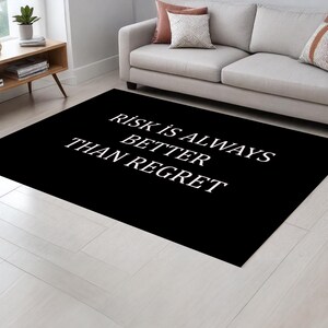 Motivational Quotes Rug,motivation Rug,positive Energy Rug,modern Rug ...