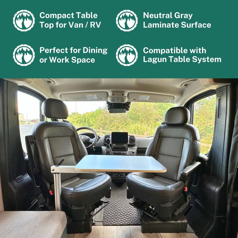 Luna Rv Table Neutral Gray Laminate Tabletop for Lagun Table for Rv/camper/van - Etsy