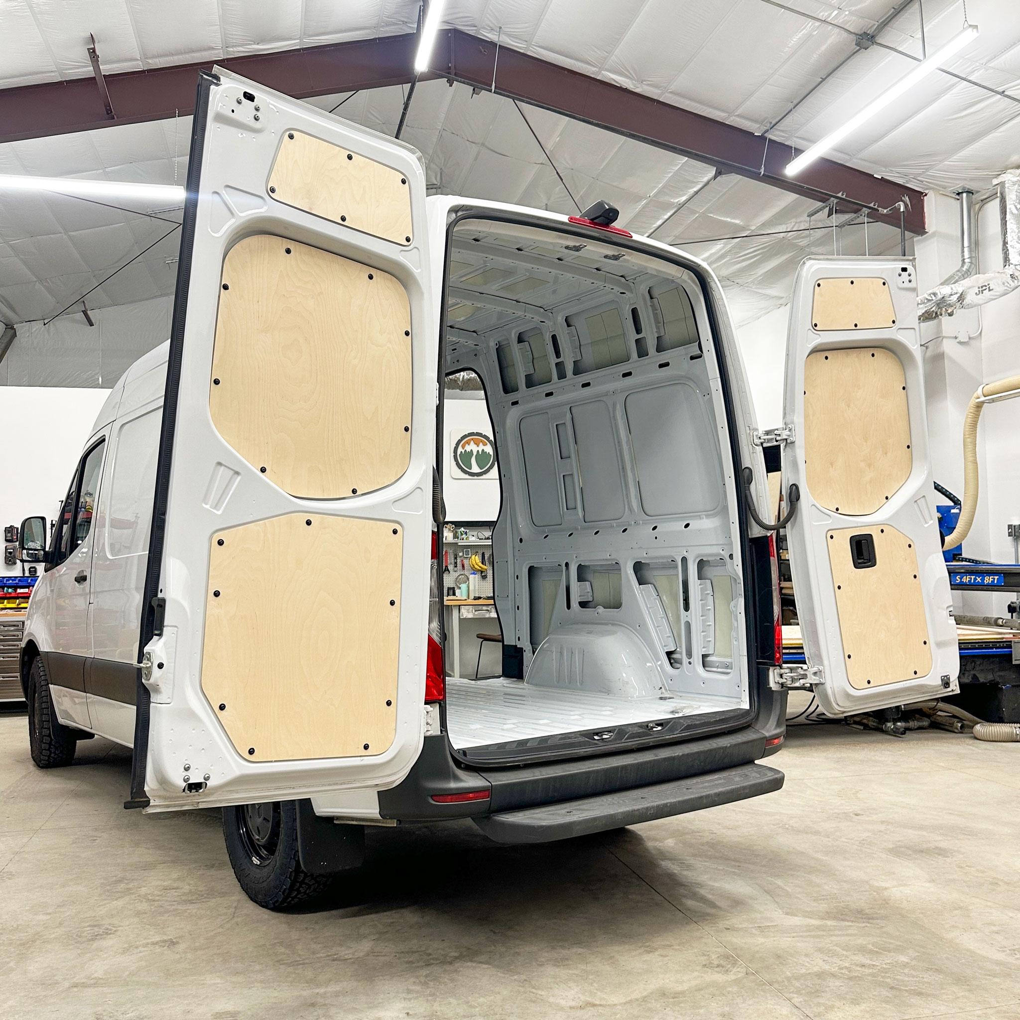 Sprinter Rear Door Panel Or Rack Mercedes Sprinter Rear Upper Door Panels (pair) - Etsy