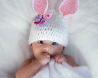 Adorable Bunny Hat for Your Baby!