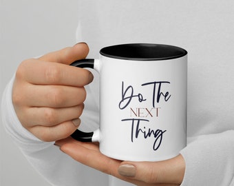 Faites la prochaine chose Tasse de motivation