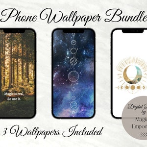 witchy phone wallpapers | iPhone witchy lock screen | Android phone home screen | magic phone background | celestial phone background