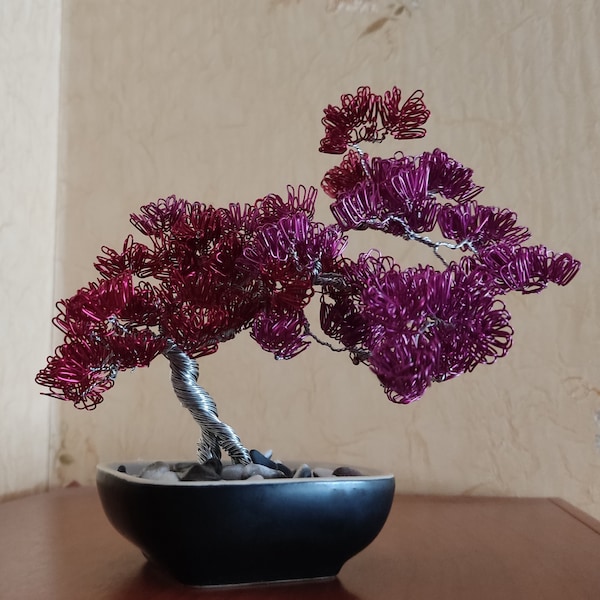 Metal Bonsai Tree Etsy