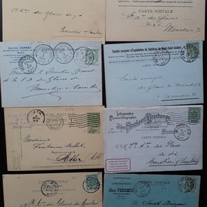 Old - 14 POSTCARDS - BELGIUM 1906-1918 - Vintage Post Cards, All Different, Privat, Business Mail, Telegram, Nice Peace of History!