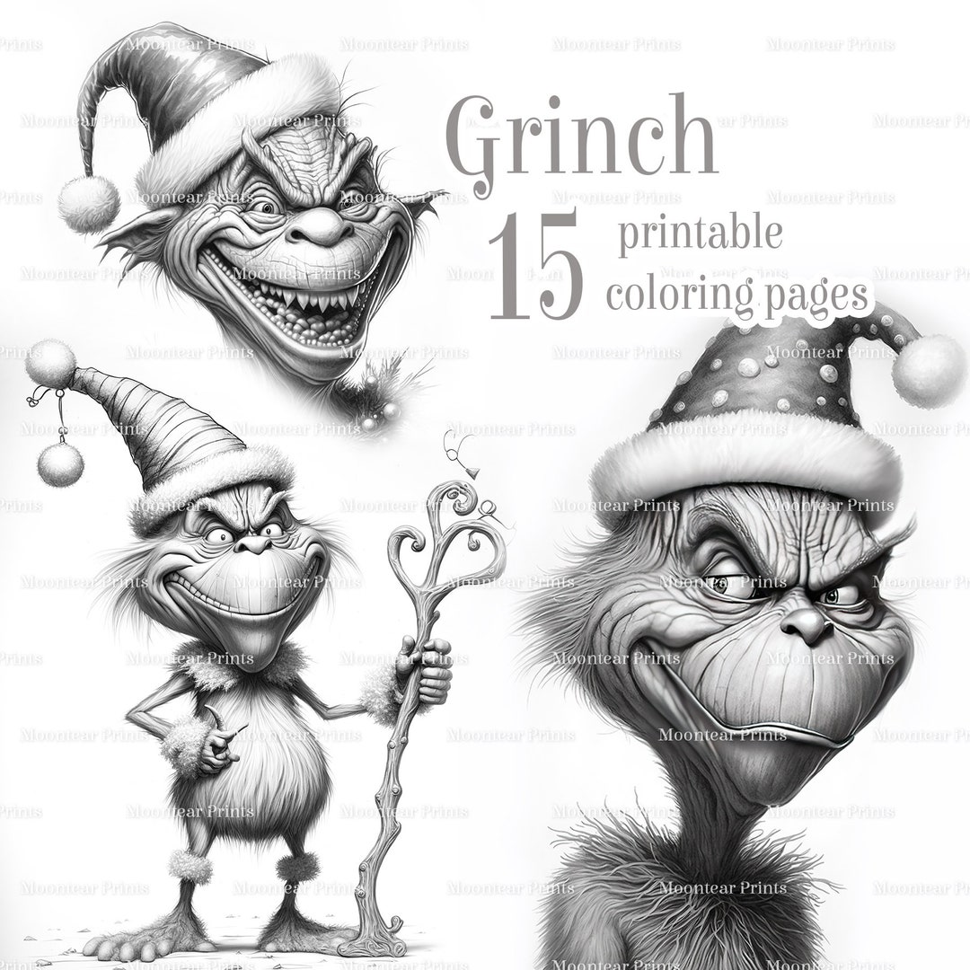 Grayscale Grinch Coloring Pages Funny Grinch Illustration Etsy UK grayscale-grinch-coloring-pages-funny-grinch-illustration-etsy-uk